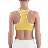 Ann Gertrude Light Mustard Sports Bra