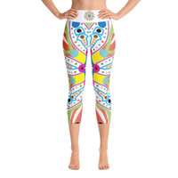 Ann Gertrude No. 62 Yoga Capri Legging with Pocket