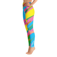 Ann Gertrude Splash Yoga Legging with Pocket