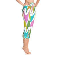 Ann Gertrude "Free Spirit" Yoga Capri Legging with Pocket