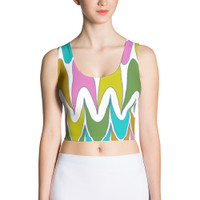 Ann Gertrude "Free Spirit" Sleeveless Crop Top