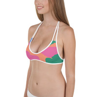 Ann Gertrude "Clouds" Reversible Bikini Top