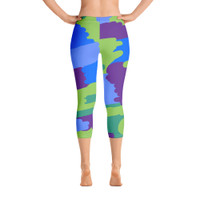 Ann Gertrude "Storm" Low Rise Capri Legging