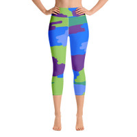 Ann Gertrude "Storm" Yoga Capri Legging with Pocket