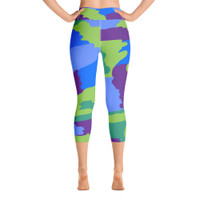 Ann Gertrude "Storm" Yoga Capri Legging with Pocket