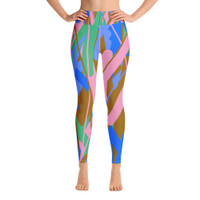 Ann Gertrude "Fields of Passion" Yoga Legging with Pocket