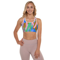 Ann Gertrude "Fields of Passion" Padded Sports Bra