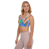 Ann Gertrude "Fields of Passion" Padded Sports Bra