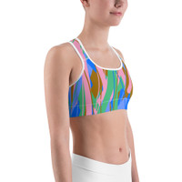 Ann Gertrude "Fields of Passion" Sports Bra  