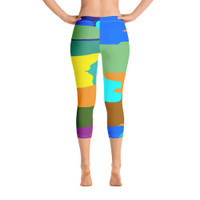 Ann Gertrude "Wild" Low Rise Capri Legging 