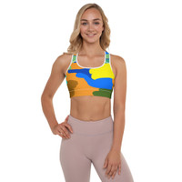 Ann Gertrude "Wild" Padded Sports Bra