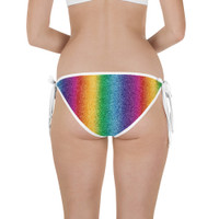 Ann Gertrude "Rainbow Shimmer" Reversible Bikini Bottom