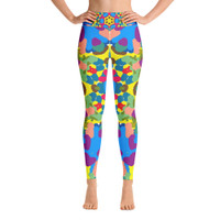 Ann Gertrude "Graffiti II" Yoga Legging with Pocket 