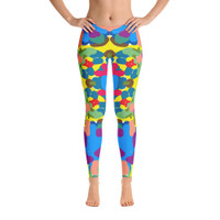 Ann Gertrude "Graffiti II" Low Rise Legging 