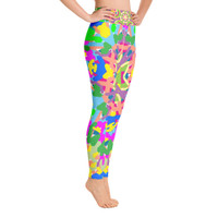 Ann Gertrude "Graffiti I" Yoga Legging with Pocket