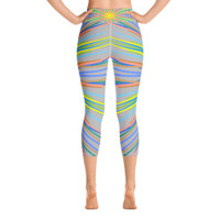 Ann Gertrude "Tunnels" Yoga Capri Legging