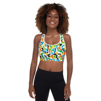 Ann Gertrude "Party Favors" Padded Sports Bra