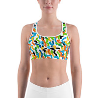 Ann Gertrude "Party Favors" Sports Bra