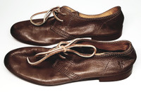 Frye Mocha Very Soft Leather Ankle Lace Up Oxford - Size US 7.5M