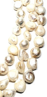 Massive 3-Strand Baroque Pearls Necklace Bracelet Earrings Demi Parure Set  - New