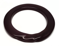 Bakelite Grape Thick Flat Disc Bangle Bracelet - Vintage Rare