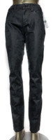 NYDJ Not Your Daughter's Jeans Black Roses High-Waist Tapered Denim Leggings - Size 4 - New