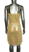 Lilly Pulitzer "Driscoll" Two-Piece Pink Salmon Green Trees Wrap Dress - Size 10 - Rare Set