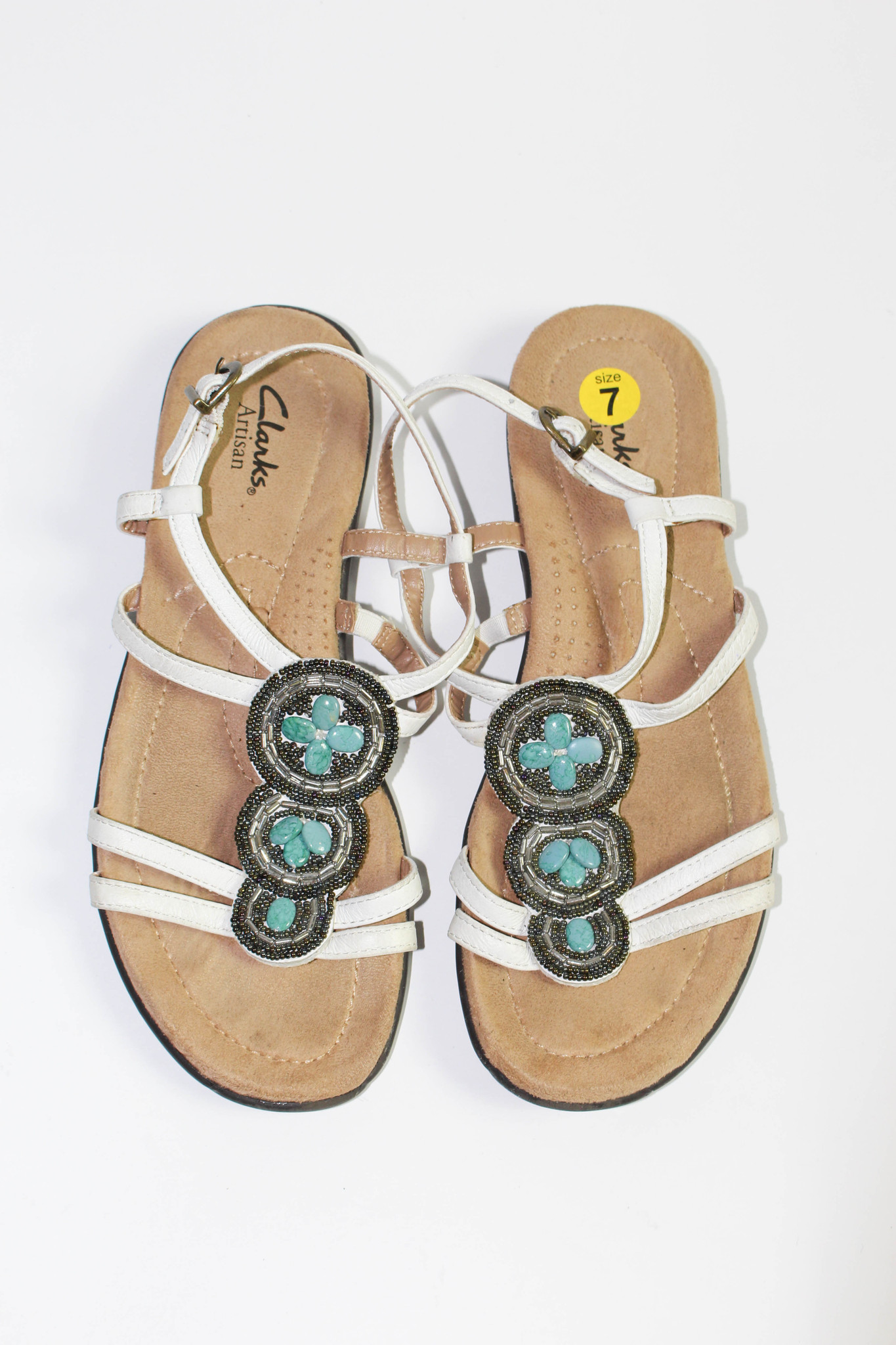 clarks turquoise sandals