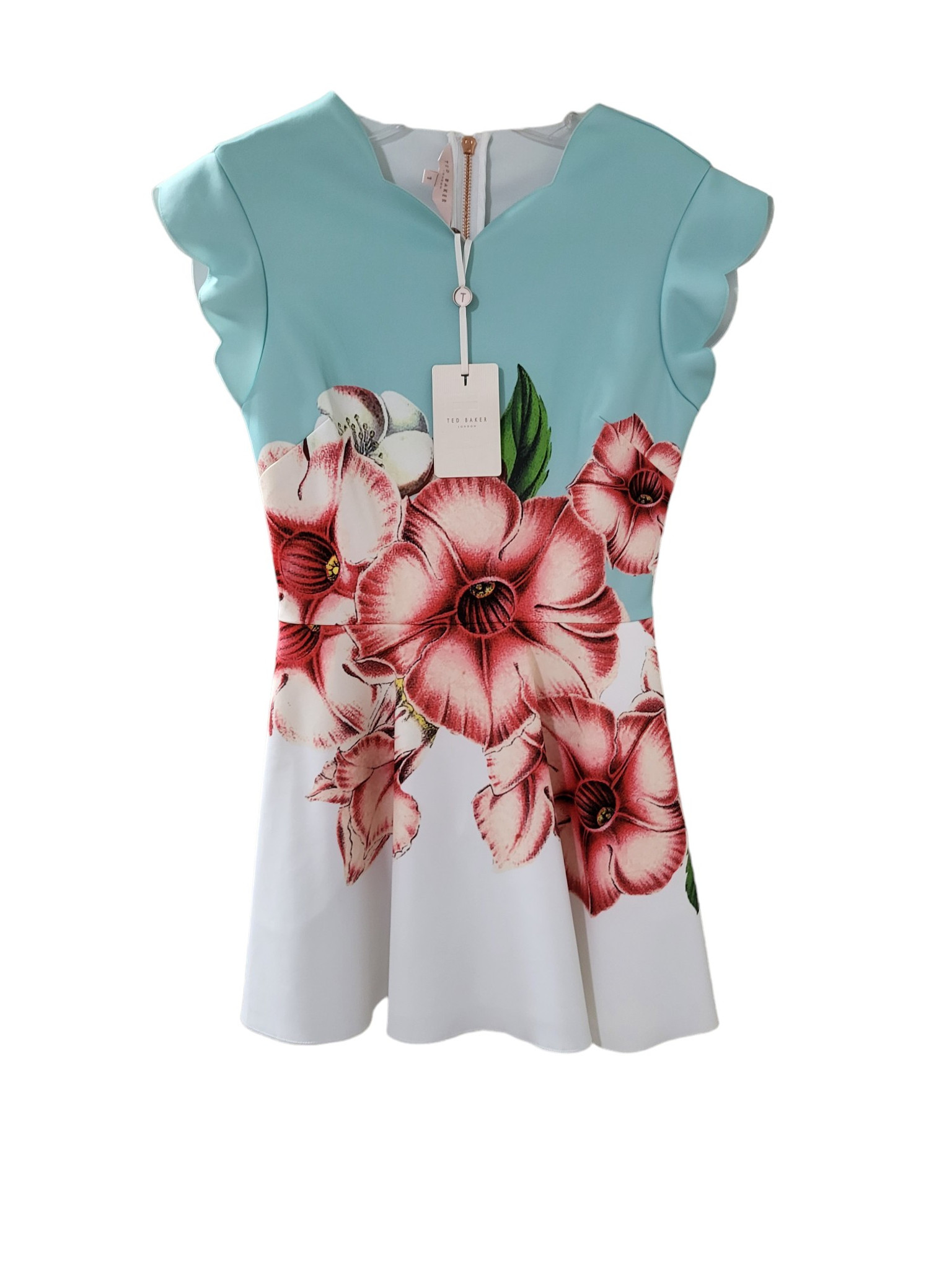 Ted Baker London Maevea Floral Skater Dress - New Ted Baker London Maevea Floral Skater Dress - New