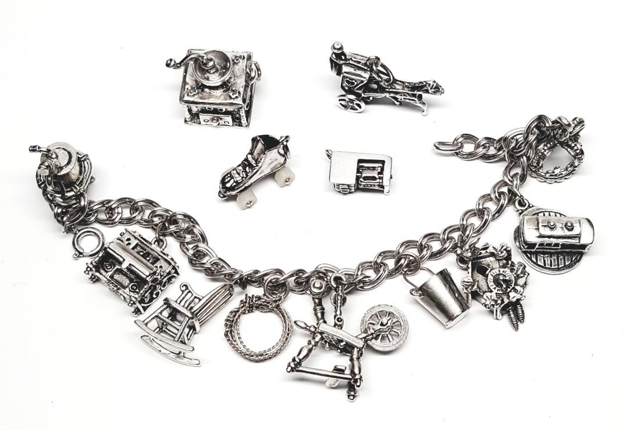 sterling charm bracelets