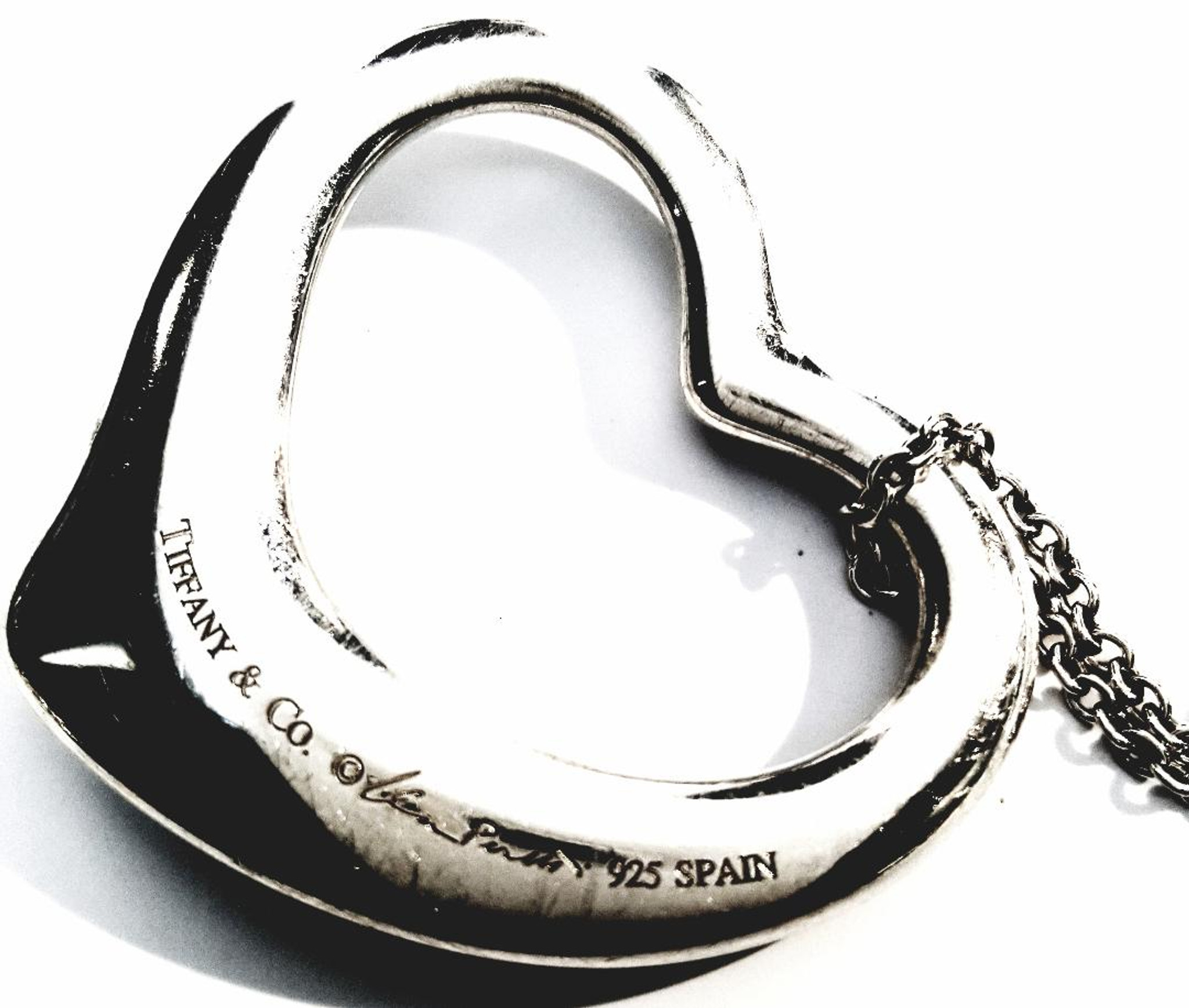 Tiffany & Co. (Elsa Perretti) Sterling Silver Big Open Heart