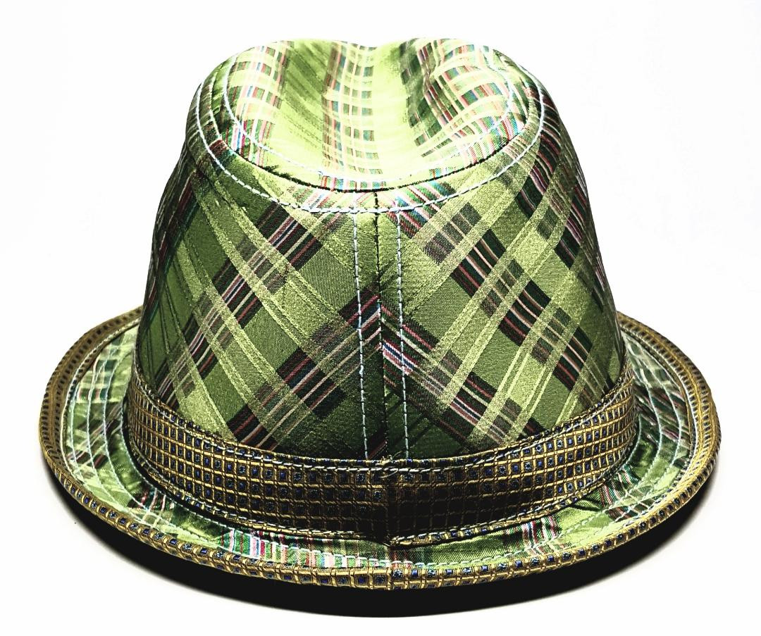Robert Graham Green Plaid 100% Silk 
