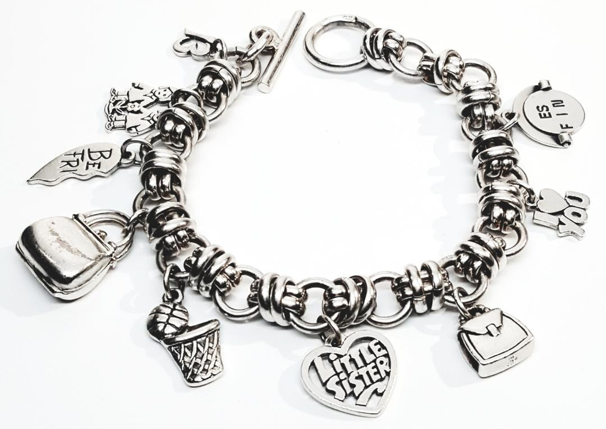 James Avery Forged Sterling Silver Link Charm Bracelet | CoolSprings  Galleria