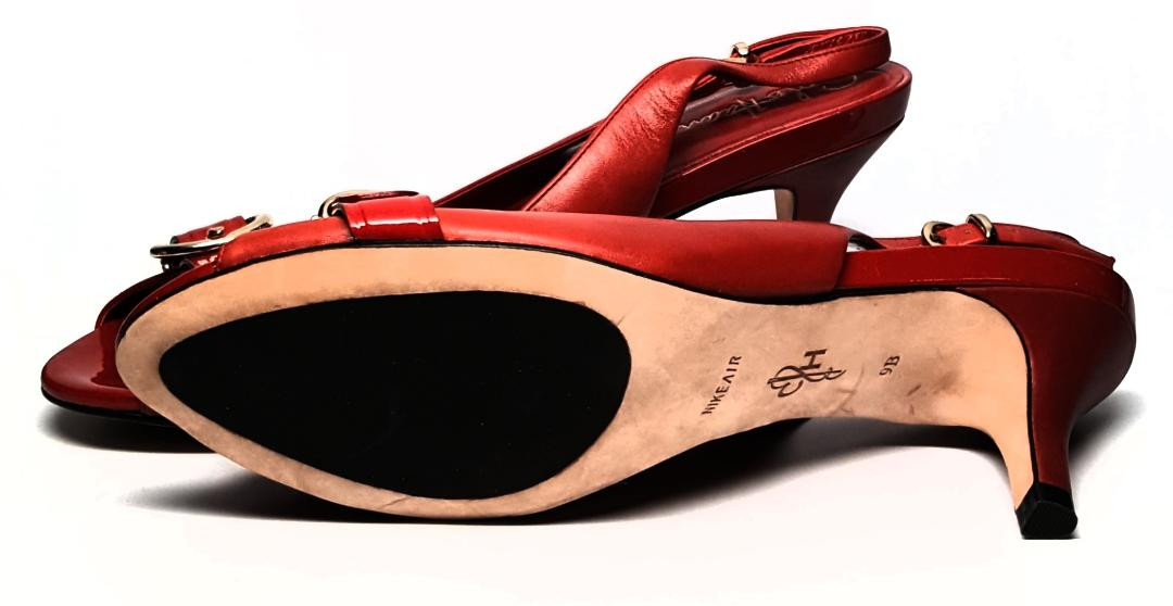 cole haan nike air red heels