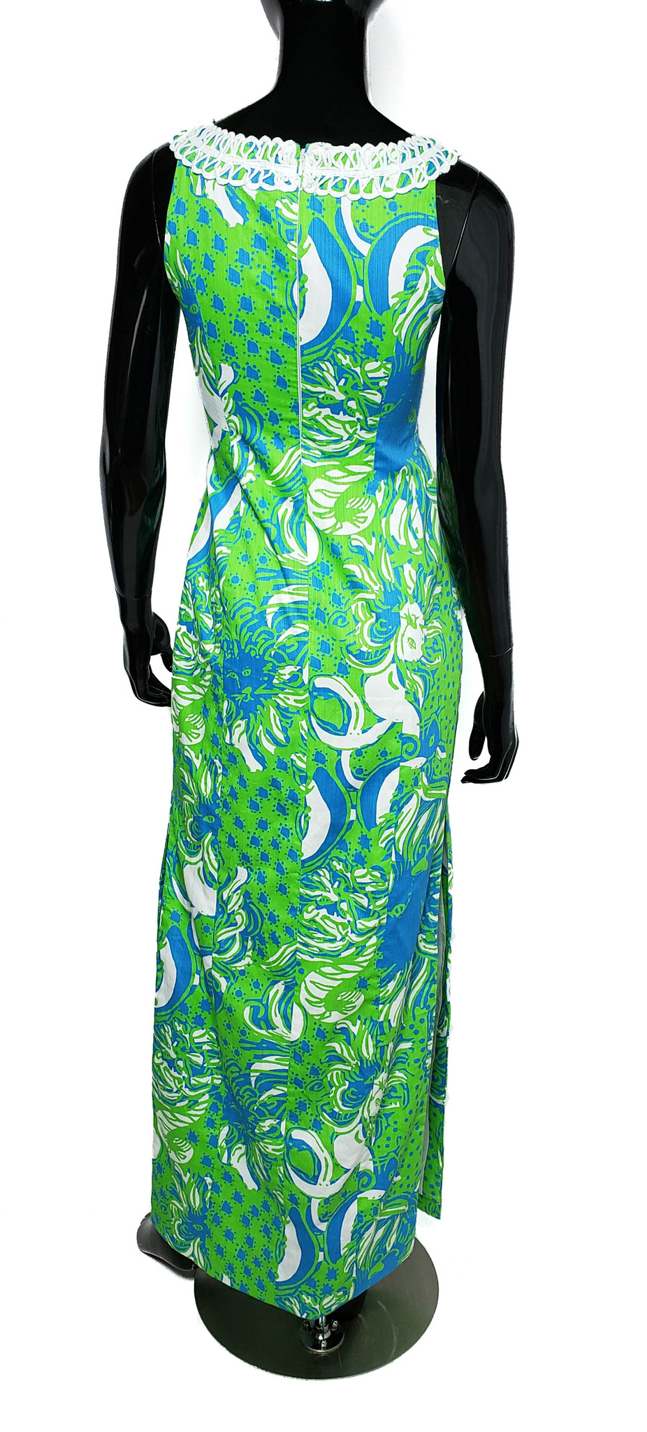 apple green maxi dress