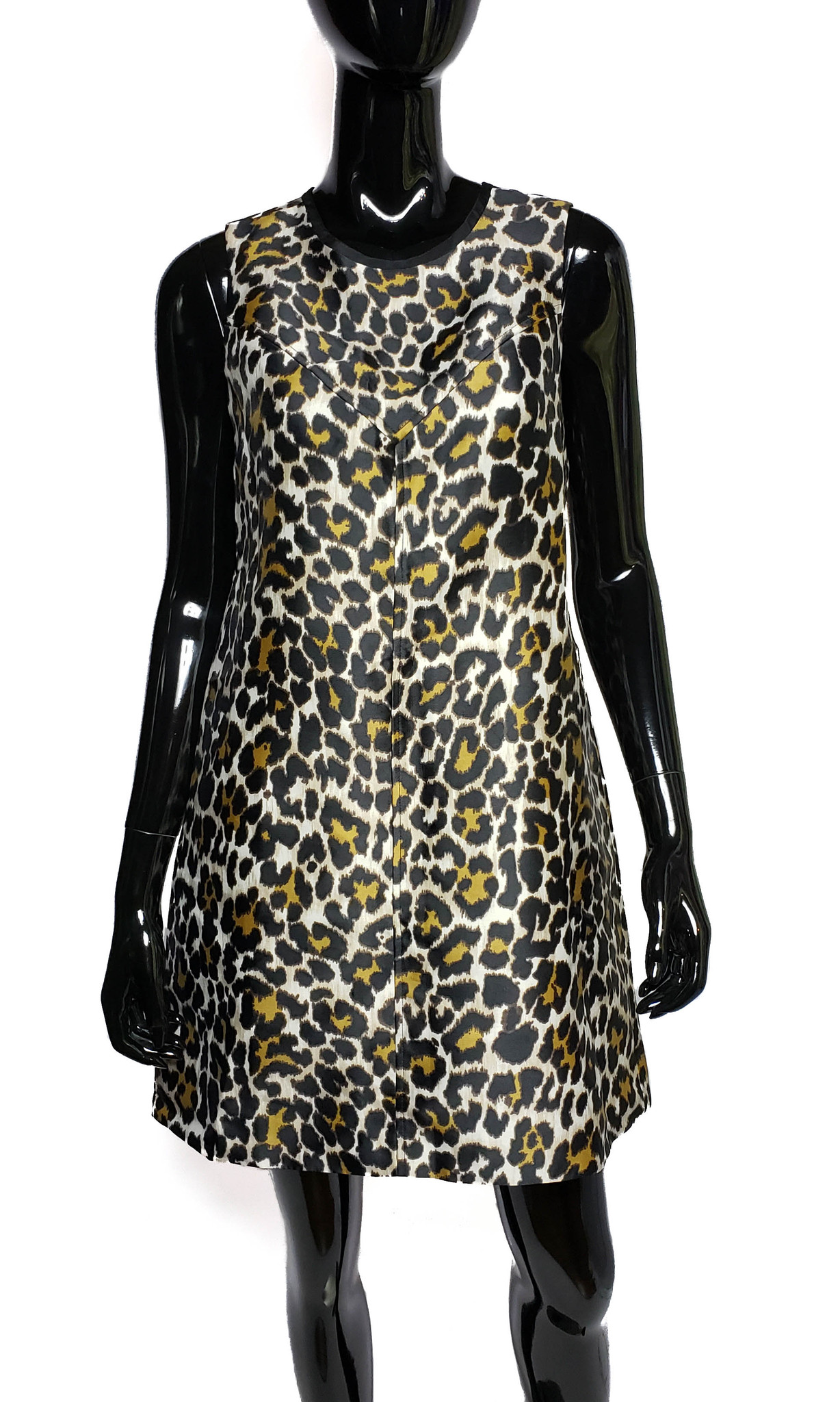 j crew leopard print dress