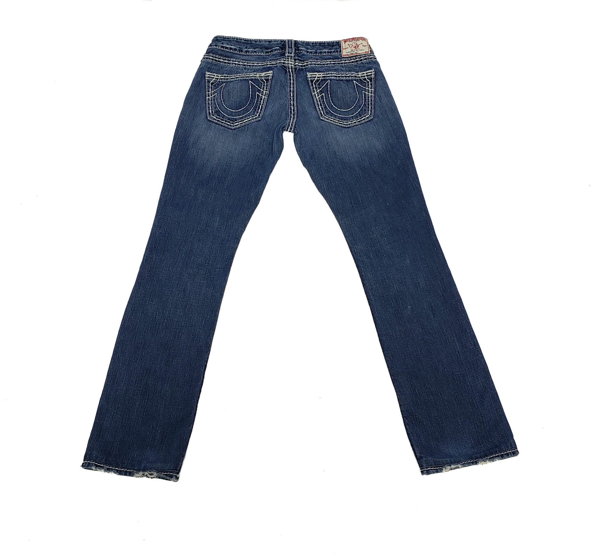 True Religion Ricky Relaxed Straight Fit Flap Pocket Denim Jeans | Dillard's