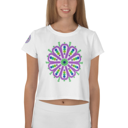 Ann Gertrude Blur No. 8 Crop Tee