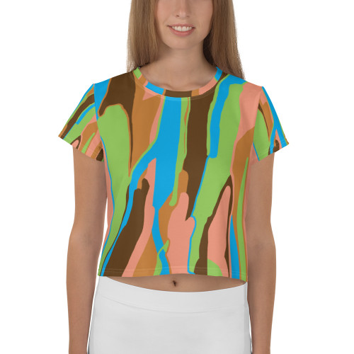 Ann Gertrude "Marble" Crop Tee