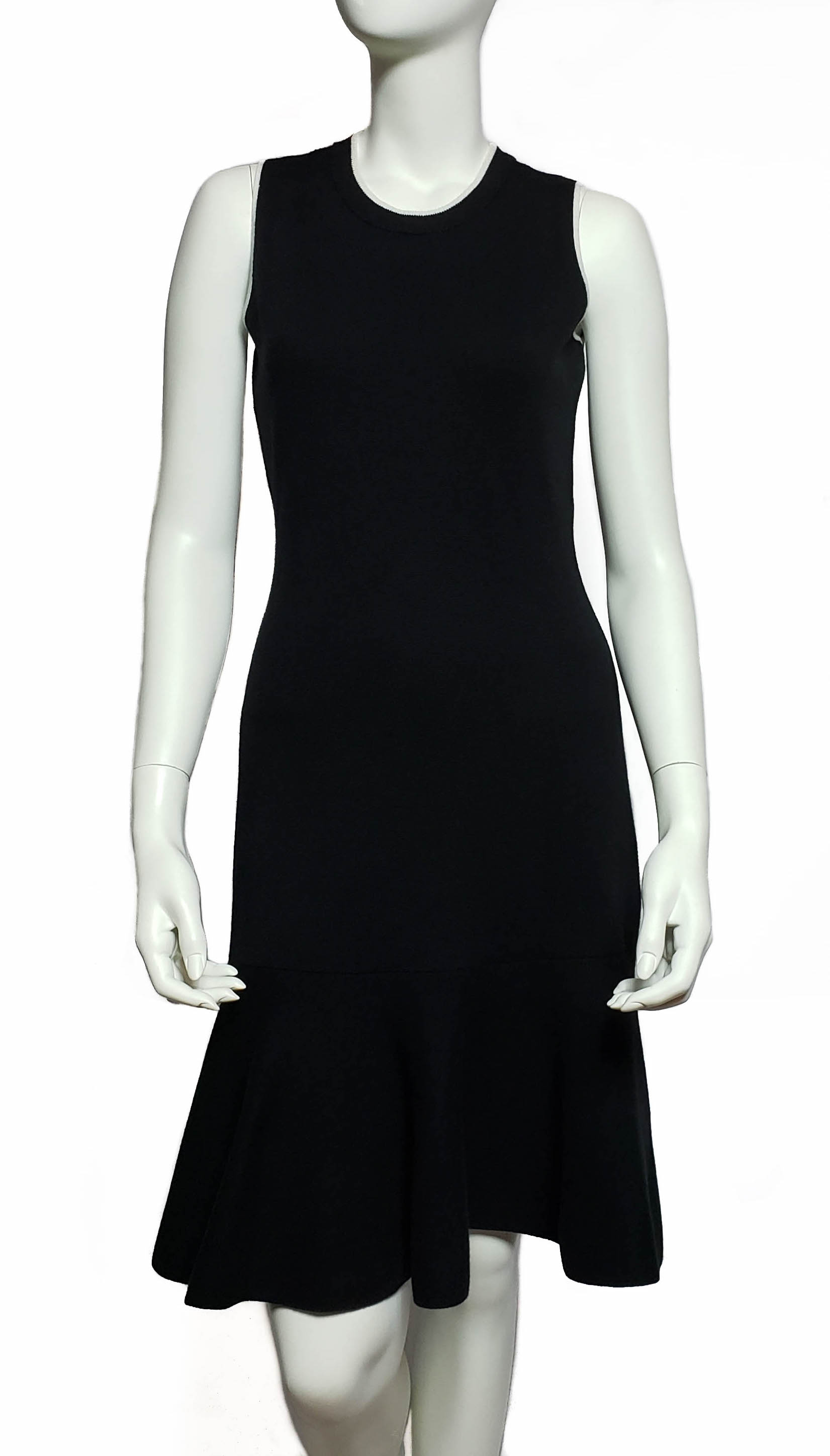 Kate Spade Black Fluted Sweater Peekaboo Back Dress - Size S - New -  thethingsyouwear