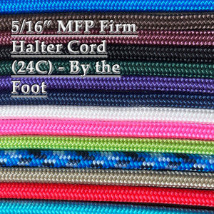 CBKnot™ Premium Firm MFP Halter Cord Rope (24C) 5/16" by the foot CBKnot™ Premium Firm MFP Halter Cord Rope (24C) 5/16" by the foot