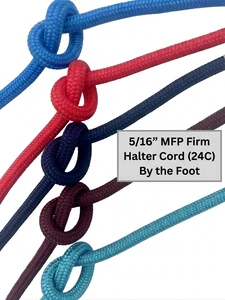 CBKnot™ Premium Firm MFP Halter Cord Rope (24C) 5/16" by the foot