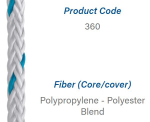 Samson Dura-Plex Uncoated x 600ft. Spool - 12 Strand Single Braid Rope Samson Dura-Plex Uncoated x 600ft. Spool - 12 Strand Single Braid Rope