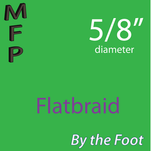 CBKnot™ Premium Flat Hollow Braid MFP Rope 5/8" by the Foot CBKnot™ Premium Flat Hollow Braid MFP Rope 5/8" by the Foot