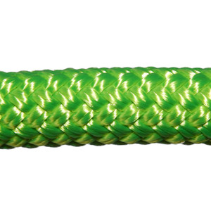 Overstock CBKnot™ Double Braid Polyester 9/16" Rope 9' Neon Green Overstock CBKnot™ Double Braid Polyester 9/16" Rope 9' Neon Green