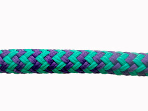 Overstock CBKnot™ Double Braid Polyester 9/16" Rope 21' Turquoise/Purple Overstock CBKnot™ Double Braid Polyester 9/16" Rope 21' Turquoise/Purple