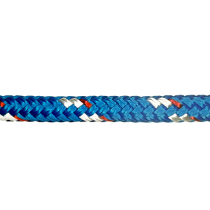 Overstock CBKnot™ Double Braid Polyester Rope 1/4" x 32' Blue MIx Overstock CBKnot™ Double Braid Polyester Rope 1/4" x 32' Blue MIx