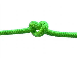 Overstock CBKnot™ Premium Double Braid Polyester Rope 1/4" x 39' Hank Neon Green