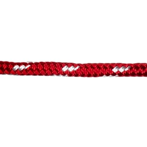 Overstock CBKnot™ Double Braid Polyester Rope 1/4" x 19' Red w/ White Tracer Hank