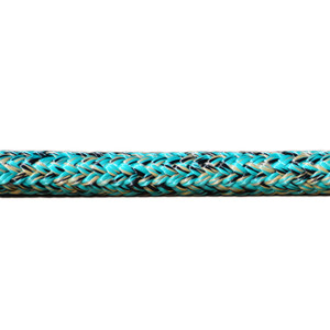 Overstock CBKnot™ Double Braid Polyester 9/16" Rope 9' Turquoise Camo